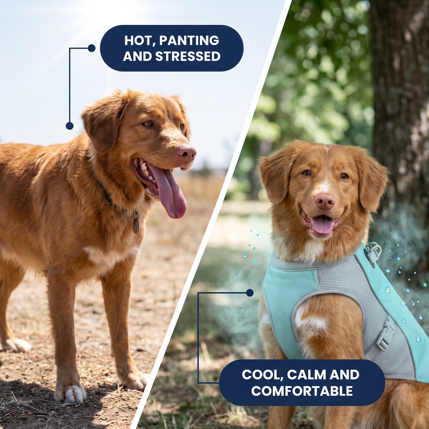 TheCalmPaw™ | Cooling Comfort Dog Vest