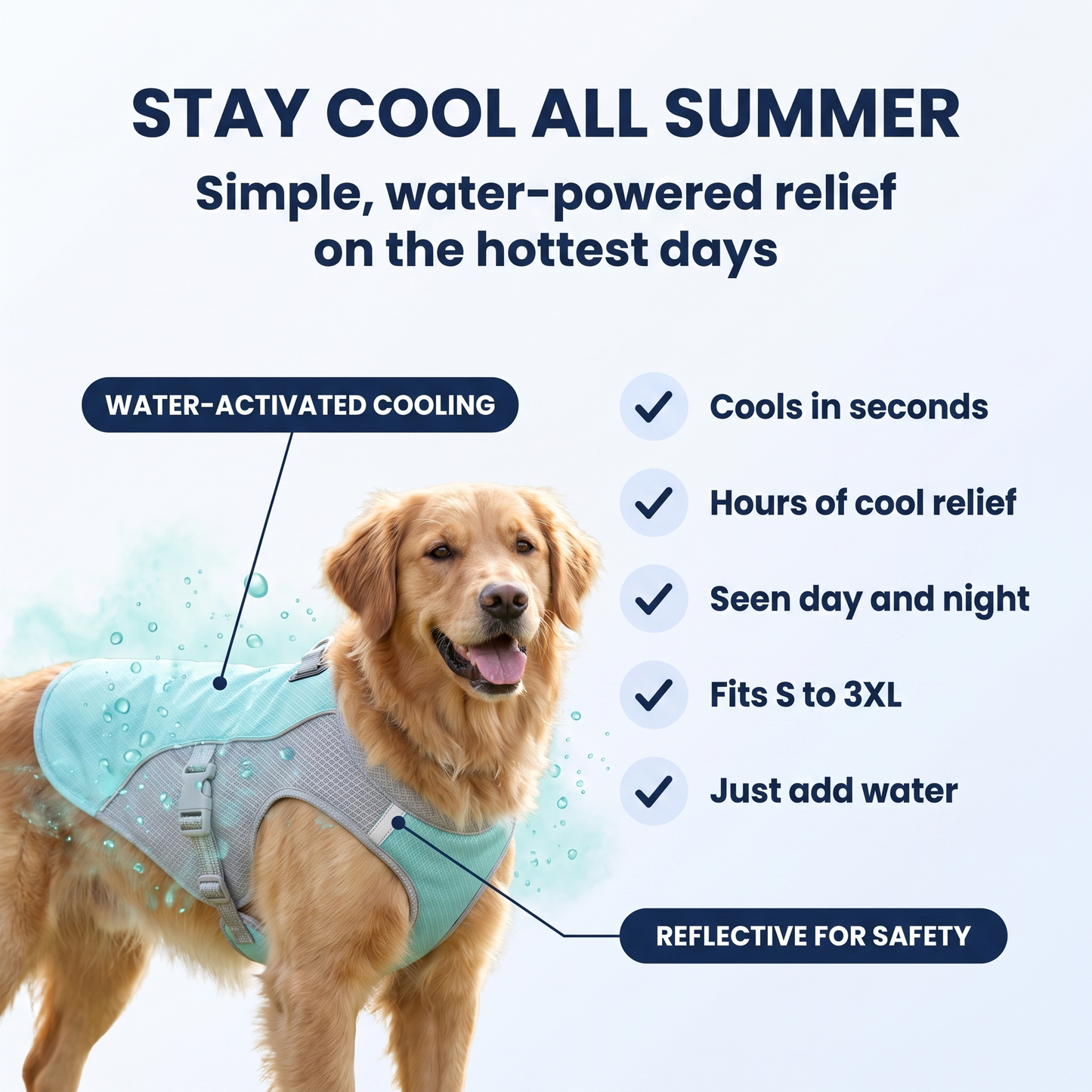 TheCalmPaw™ | Cooling Comfort Dog Vest